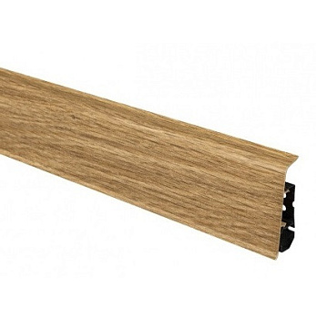 Плинтус ПВХ Arbiton Indo 70 мм 10 Дуб Бурбон 2500х70х26 мм